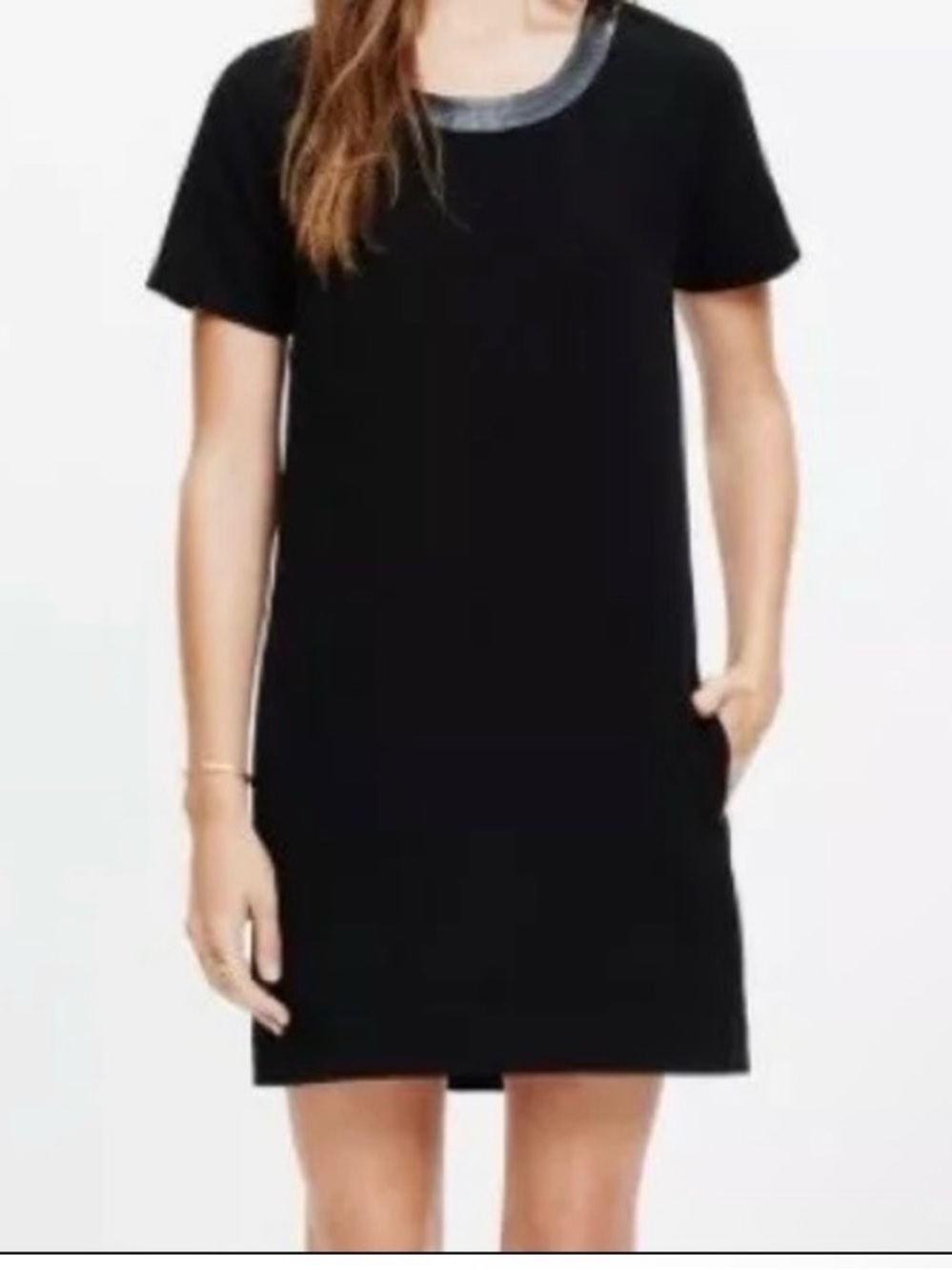 Madewell Black Boxy Dress